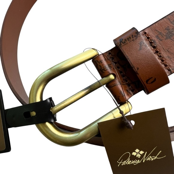 Patricia Nash NEW Riot Rust Brown Leather Belt main image 15